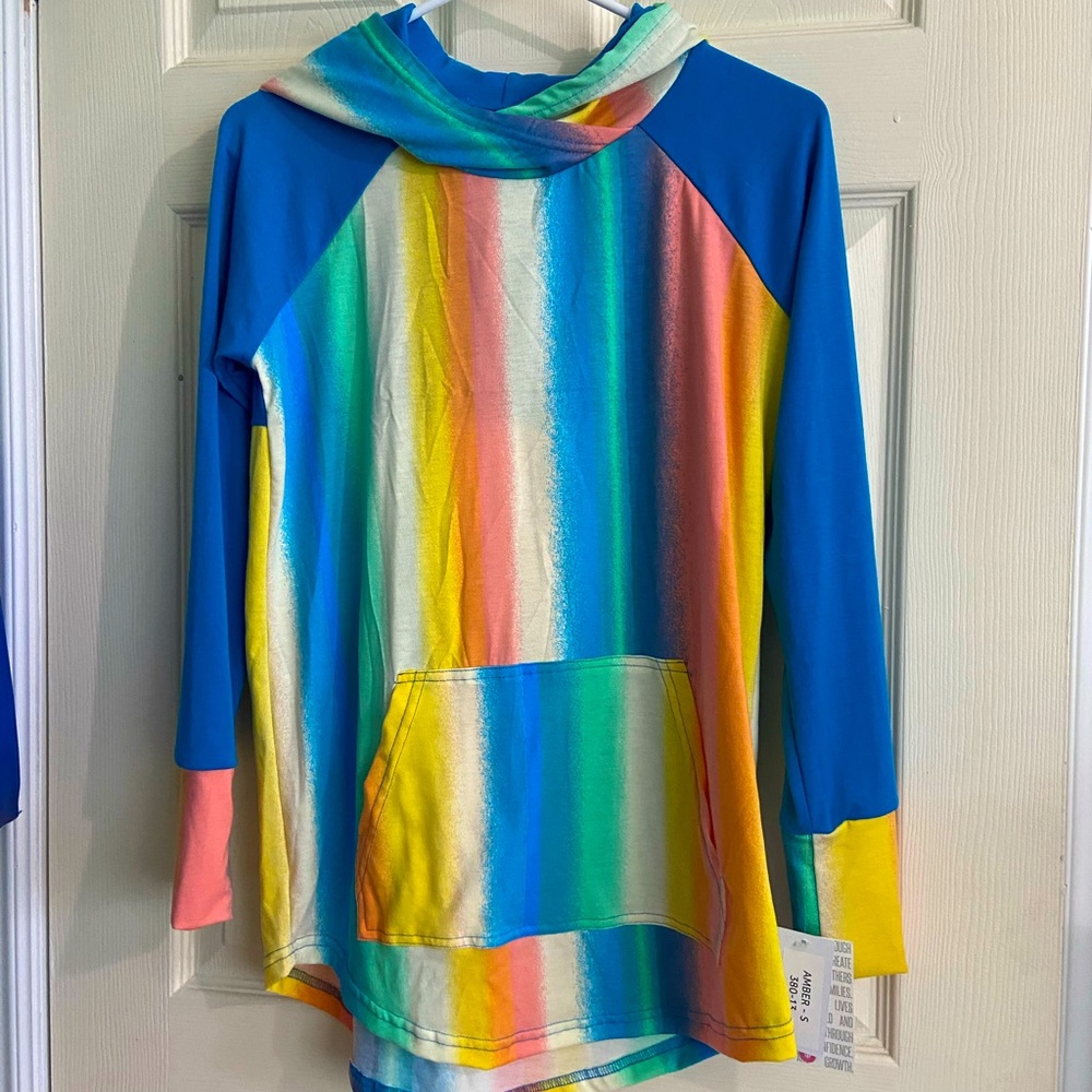 Rainbow Tye-dye Amber